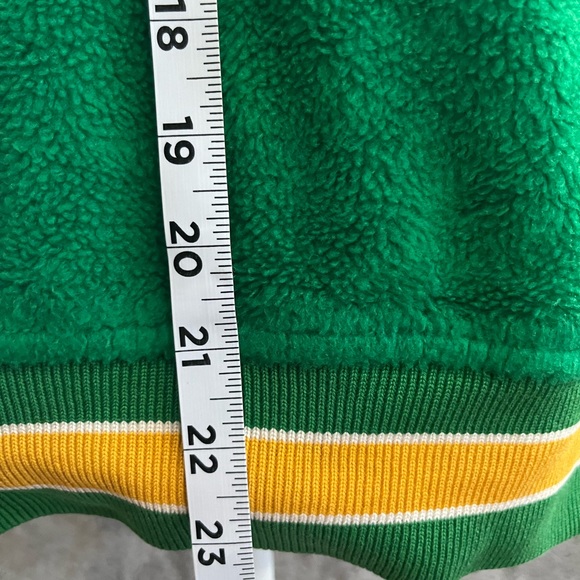 Wilson Vintage RARE Women's Green Fleece Full Zip Sweater Jacket- Made in USA - Picture 8 of 13